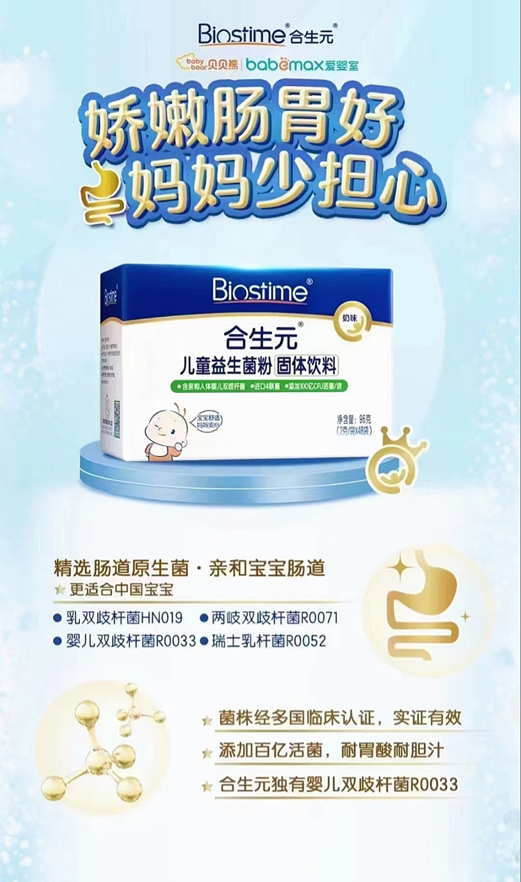 合生元益生菌最新版,小益生菌與家庭幸福的日常奇跡